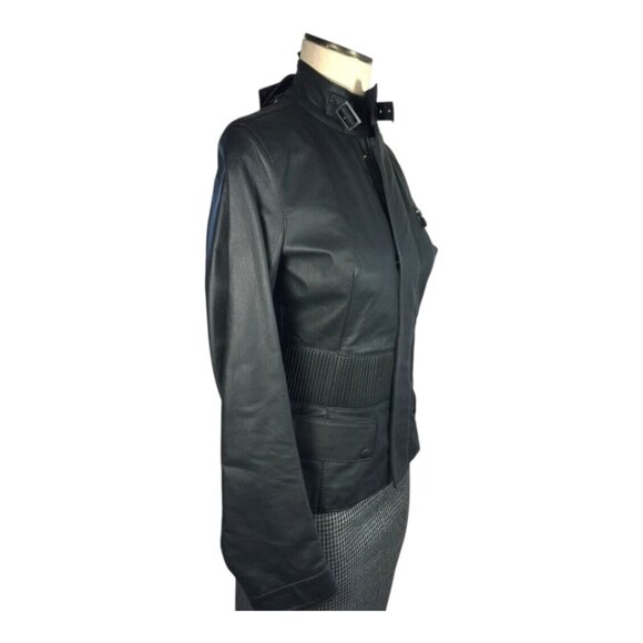 Authentic Belstaff Gold Label Leather “Little Jacket” EU 42 Made In Italy NWT - Picture 5 of 12